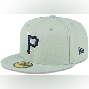 New Era Mint Green Cap with Navy Logo